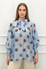 OVERSIZED CHIC POLKA DOTS BLOUSE IN MANY COLOURS