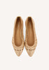 ULTRA CHIC NUDE LEATHER PUMPS