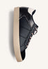 BLACK ULTRA CONFY HIDDEN WEDGE SNEAKERS