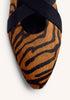 BROWN ANIMAL PRINT CHIC BALLET FLATS