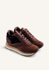 ANATOMIC BROWN WEDGE SNEAKERS
