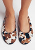 ANIMAL-PRINT LUXURY ANATOMICAL BALLERINAS