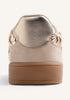 GOLD ANATOMICAL 3D ART LUXURY SNEAKERS