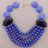 ROYAL BLUE STATEMENT NECKLACE