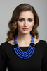 ROYAL BLUE STATEMENT NECKLACE