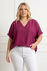 OVERSIZED V BLOUSE IN MANY COLOURS