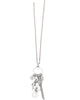 SILVER LOCKS LONG NECKLACE