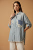 DENIM CHIC LACE ART SHIRT