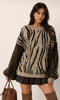 ART ZEBRA PULLOVER