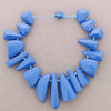 BLUE STATEMENT NECKLACE