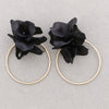 FLORAL STATEMENT HOOPS