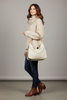 VENUSA L. BEIGE LEATHER 2 IN 1 BAG