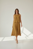 CHIC SAFRAN SKIRT WITH POLKA DOTS