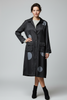 BLACK POLKA DOTS ART LIGHT COAT