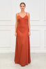 MINIMAL LONG V CUT DRESS IN MANY COLOURS