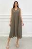 MINIMAL V CUT DRESS IN MANY COLOURS