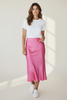 PINK SILK TOUCH LUXURY SKIRT