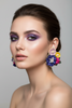MULTICOLOUR FLOWER EARRINGS
