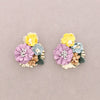 MULTICOLOUR FLOWER EARRINGS