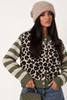 LEOPARD PRINT ART CARDIGAN