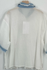 WHITE CHIC 3D SILVER DETAILS 3D SHIRT