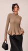 CHIC RUFFLE TOP IN MANY COLOURS