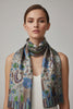 MULTI BROWN ART SILK FOULARD