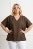 OVERSIZED V BLOUSE IN MANY COLOURS