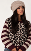 LEOPARD PRINT ART CARDIGAN