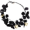 BLACK PETALS NECKLACE