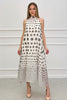 CHIC POLKA DOTS DRESS