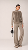 ECO FUR CARDIGAN SPORTY SET