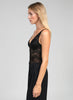 BLACK LACE TOP