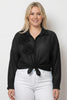 3D FLOWERS OVERSIZED CHIC SHIRT IN MANY COLOURS
