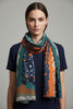 APEROL AND PETROL ART SCARF