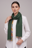 GREEN ART DOUBLE FACE SILK FOULARD