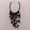BLACK FLOWER CHOKER