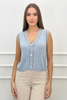 SKY BLUE CHIC GILET