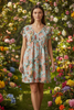 FLORAL ORGANIC COTTON DRESS