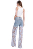 HANDMADE LUXURY EDITION CRYSTAL LACE JEANS