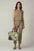 FELICE. MOSAIC ART LEATHER TOTE