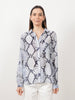 FASHION SNAKE PRINT SHIRT IN 2 COLORS