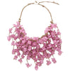 PINK  RICH PETALS NECKLACE