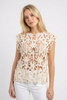 BEIGE LACE CHIC OVERTOP