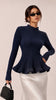 CHIC RUFFLE TOP IN MANY COLOURS