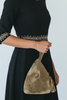 Monica Small. Gold evening bag