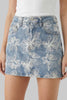 MINI 3D DENIM SKIRT