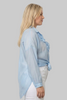 3D FLOWERS OVERSIZED CHIC SHIRT IN MANY COLOURS