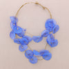 ROYAL BLUE FLOWER NECKLACE
