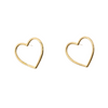 HEARTS STUD EARRINGS